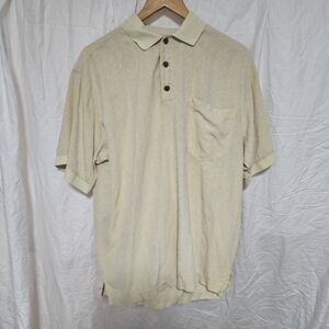 Tommy Bahama Pale Yellow Polo Shirt